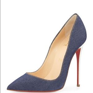 Christian Louboutin Denim So Kate Pump